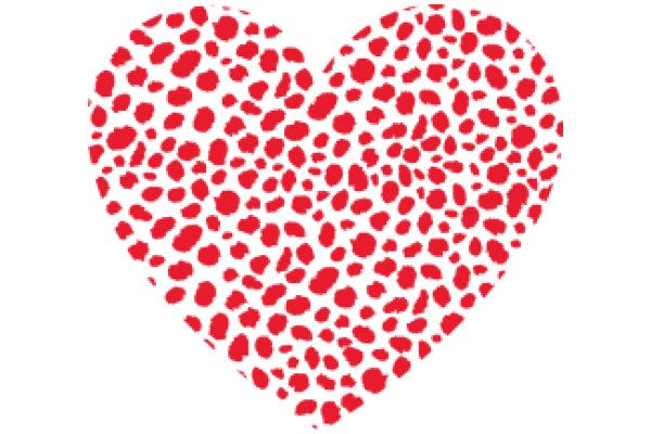 Vibrant Red Heart Pattern