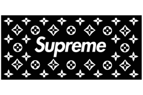 Supreme Pattern with the Word 'Supreme' Embossed