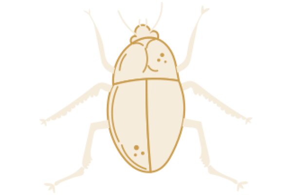 A Whimsical Illustration of a Beetle with a Smile