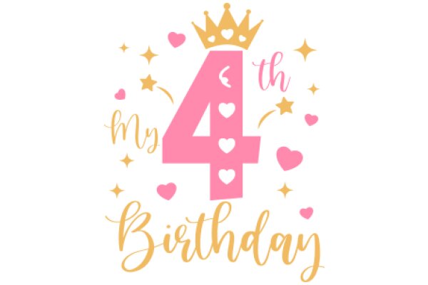 Celebrating My 4th Birthday with Love and Crown