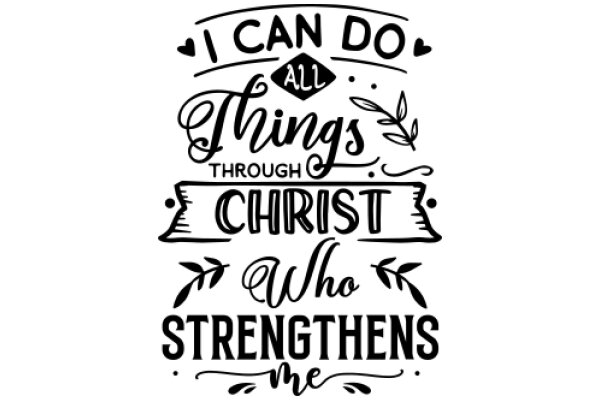 Empowerment Quote: I Can Do All Things Through Christ Who Strengthens Me