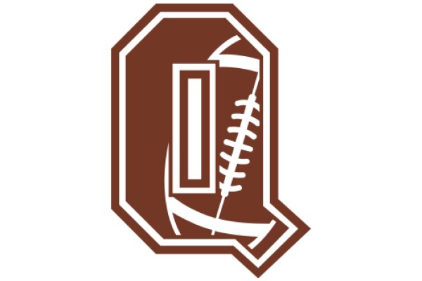 A Brown and White Logo of a Q with a Stethoscope Inside