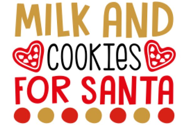 Milk and Cookies for Santa: A Festive Holiday Advertisement