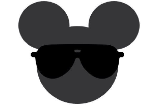 Stylish Minimalist Mickey Mouse Icon