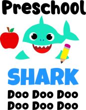 Preschool Shark Song: Learn Doo Doo Doo with Apple and Crayon