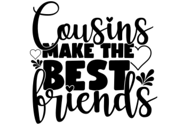 Cousins Make the Best Friends: A Heartwarming Affirmation