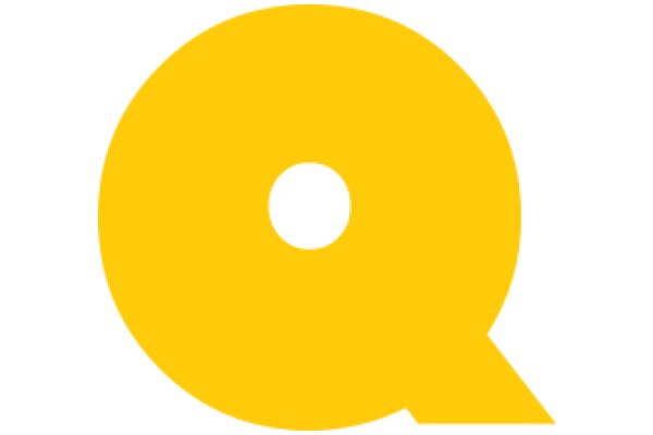 A Bright Yellow 'Q' in a Circle