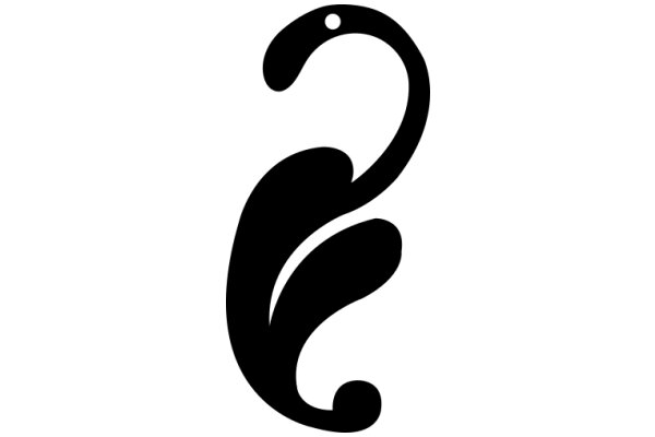 Stylized Logo of a Snake