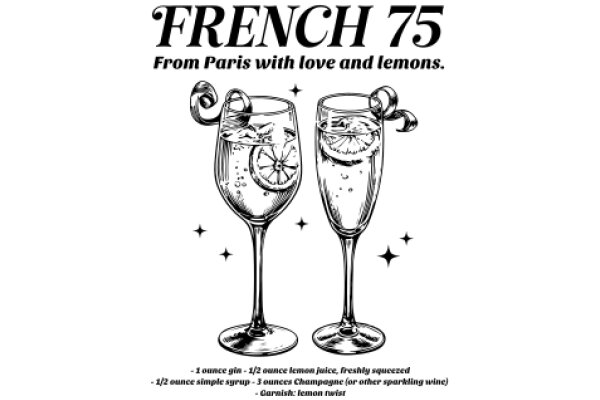 French 75 Cocktail: From Paris with Love and Lemons