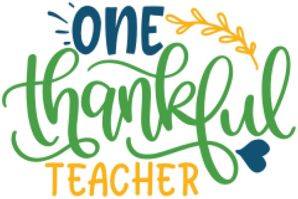 One Thankful Teacher