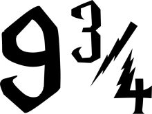 Stylized Number 9 with a Lightning Bolt Design