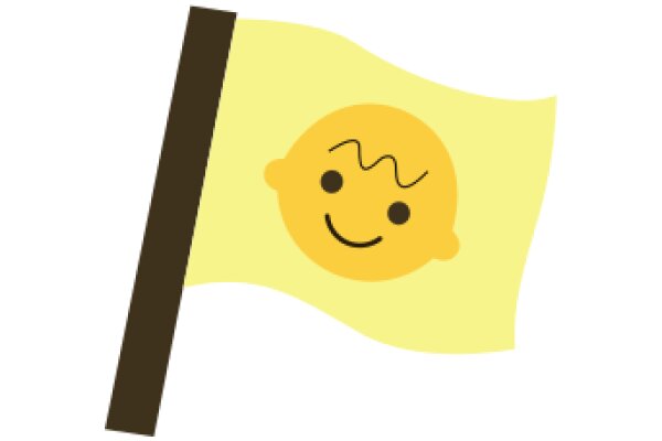 A Yellow Flag with a Smiley Face