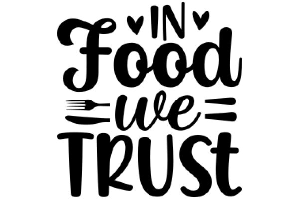 In Food We Trust: A Graphic Design Poster