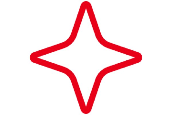 Vivid Red Starburst Graphic