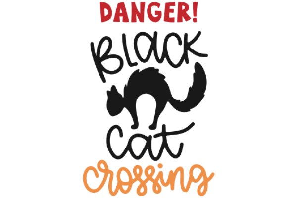 Danger! Black Cat Crossings