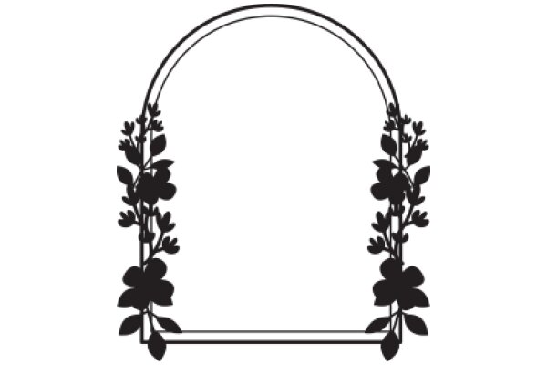 Elegant Floral Archway