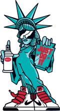 Just Do It: A Stylized Illustration of the Statue of Liberty