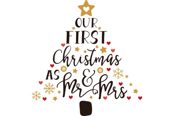 Celebrating Our First Christmas as Mr & Mrs: A Festive Greeting