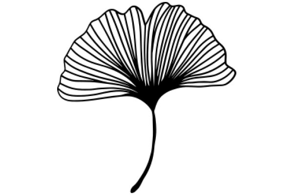 Stylized Artwork of a Flower-like Structure