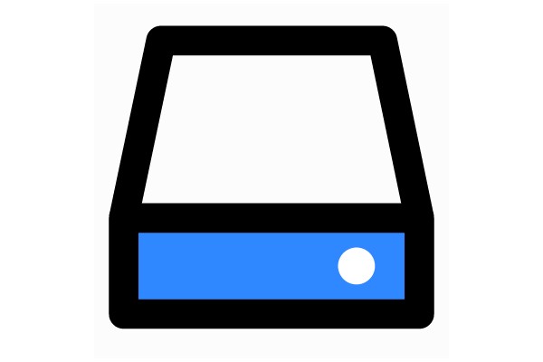 Digital Art: A Stylized Icon of a Computer Monitor