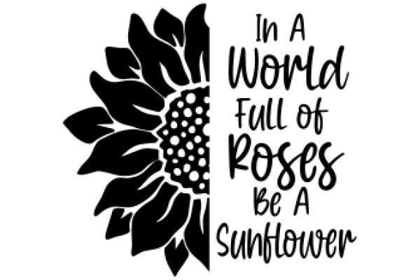 In a World Full of Roses, Be a Sunflower