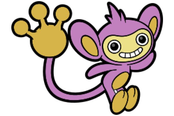 Whimsical Adventures: The Purple and Yellow Monkey