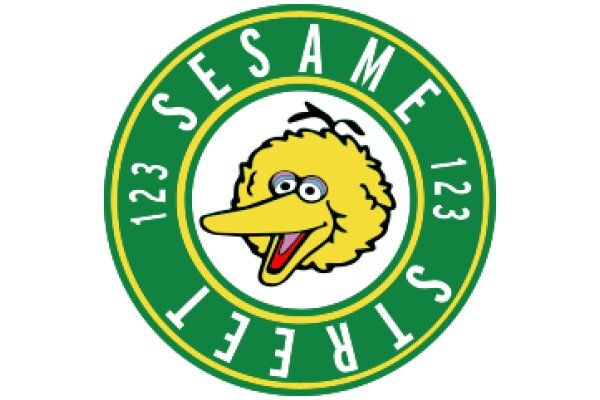 Sesame Street Logo with Big Bird Character