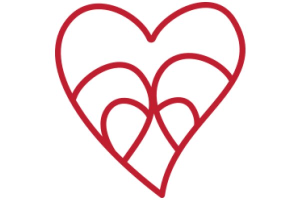 Simplistic Red Heart Logo