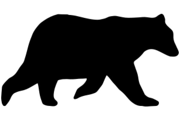 Silhouette of a Bear: A Symbol of Wilderness and Strength