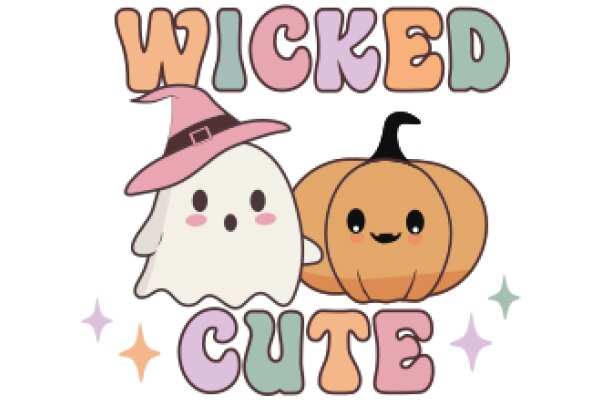 Wicked Cute: A Playful Halloween-Themed Graphic