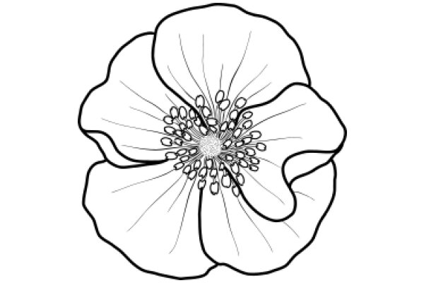 Stylized Flower Illustration