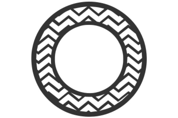 A Solid Circle on a White Background