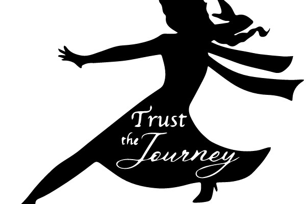 Trust the Journey: A Silhouette of Faith and Adventure