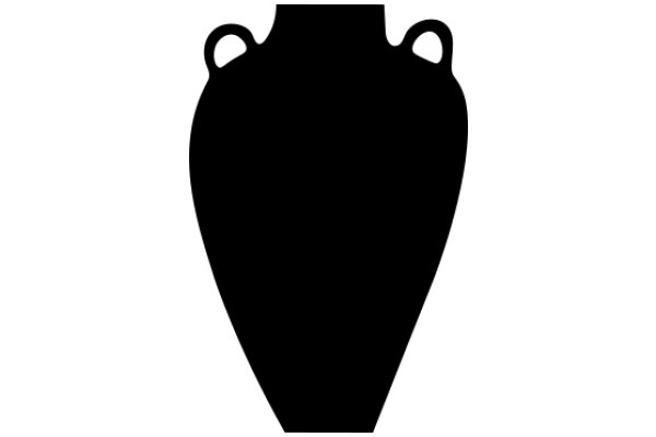 Silhouette of a Vase: A Study in Shapes and Forms