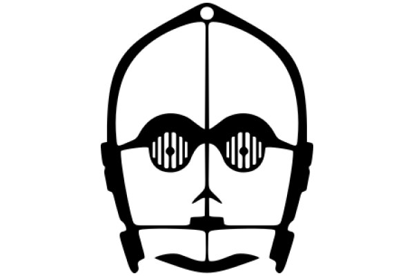 Stylized Icon of a Head with Goggles and a Headband