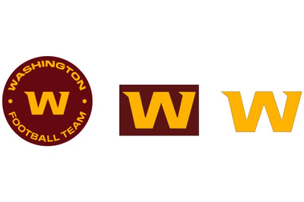 Washington Football Team Logo with W and WW