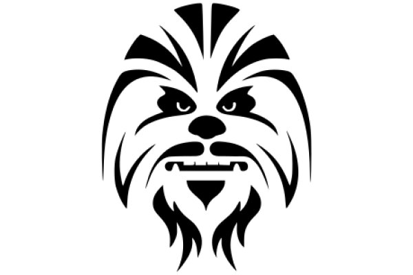 Stylized Logo of a Furry Creature with a Serious Expression