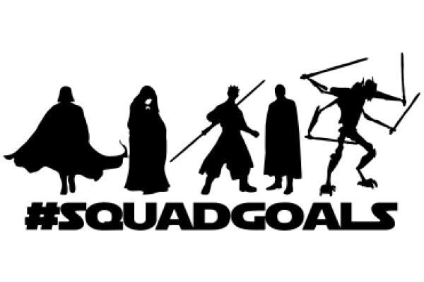 Squad Goals: A Silhouette of Star Wars Characters