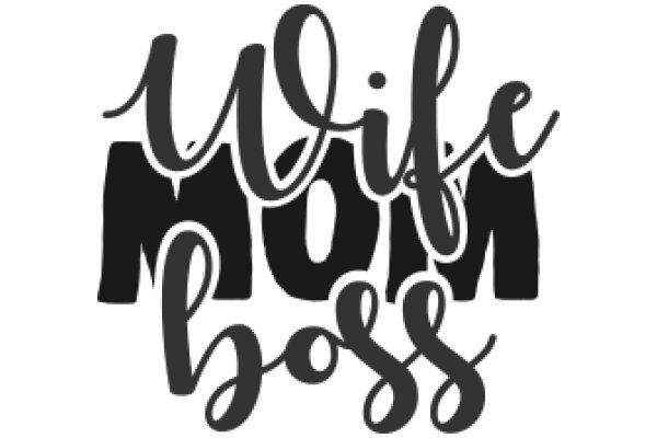 Embracing the Modern Family: A Graphic Design of 'Wife Mom Boss'