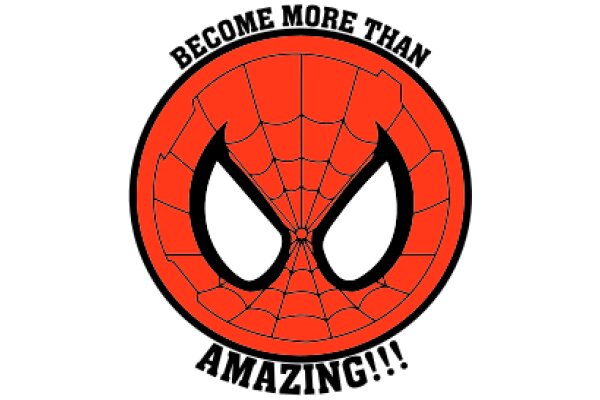 Spider-Man Logo with Motivational Text