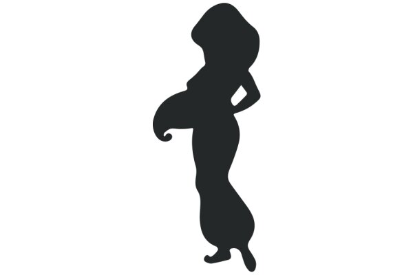 Silhouette of a Pregnant Woman