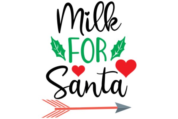 Milk for Santa: A Festive Holiday Greeting