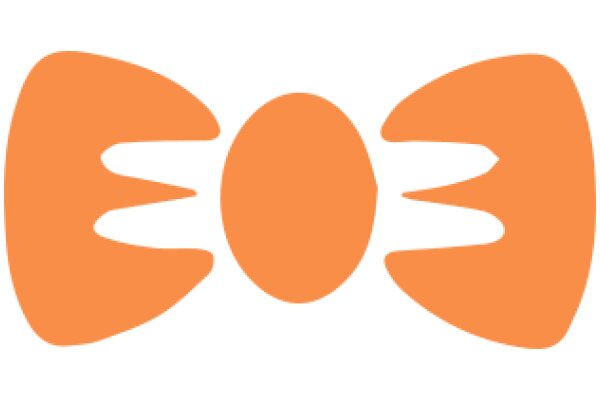 Stylized Orange Bow Logo