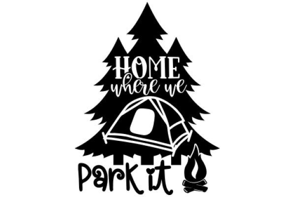 A Cozy Christmas Scene with a Camping Twist