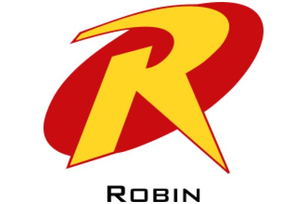 Vibrant Red and Yellow Logo for a Company Named 'Robin'.