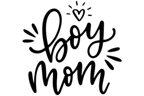 Stylish Logo for a Boy Mom