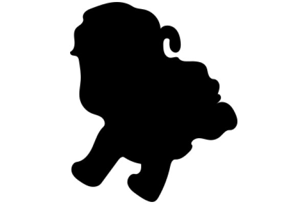 Silhouette of a Lion-like Figure