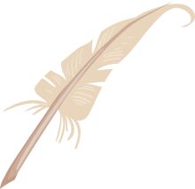 A Digital Feather: An AI-Generated Illustration of a Feather