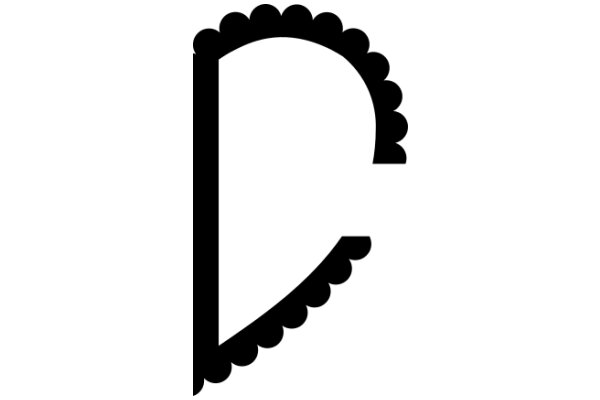 Stylized Letter 'D'