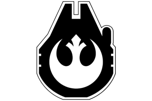 Stylized Logo of the Millennium Falcon from Star Wars